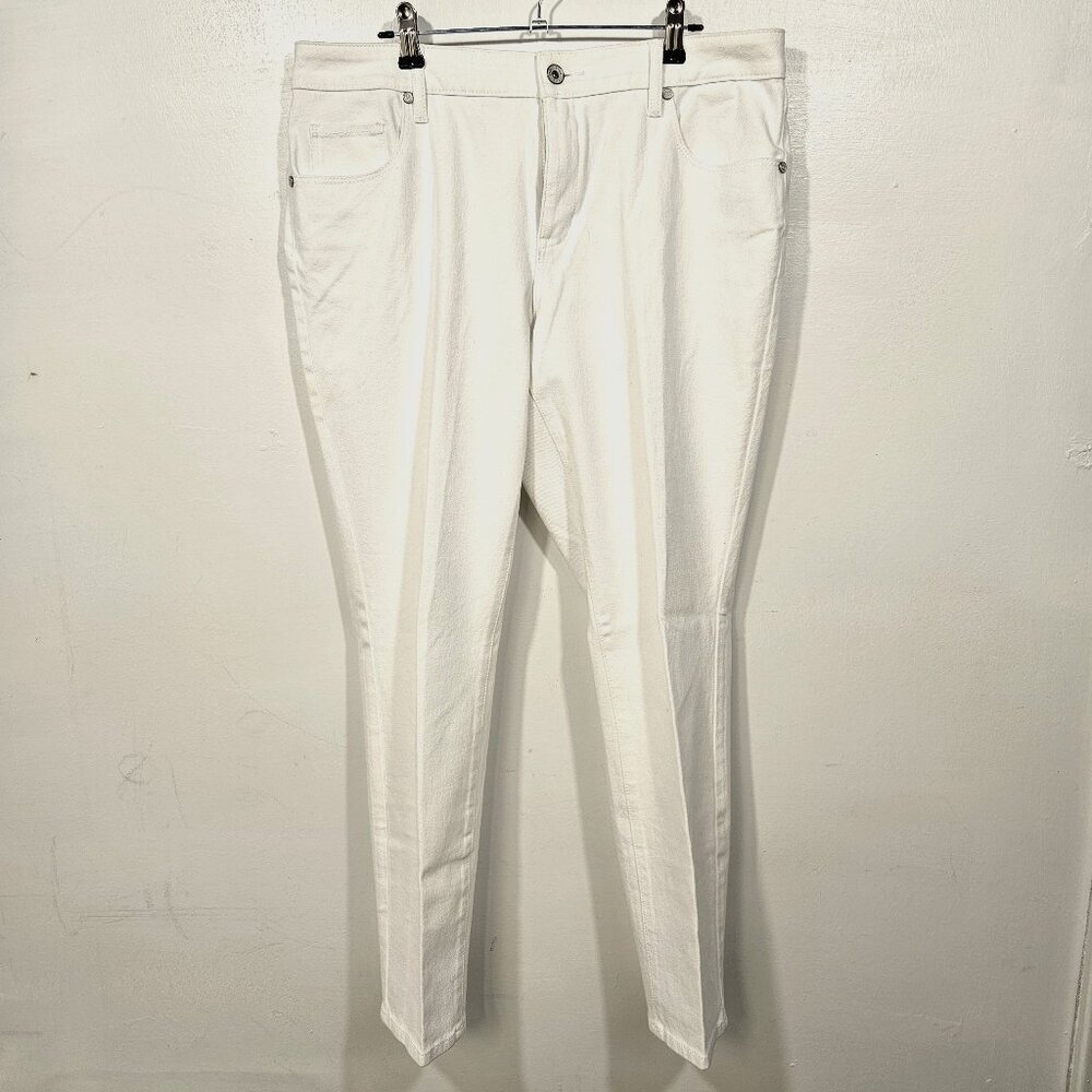 Coldwater Creek Natural Fit Women's Petite‎ Pants White Size P12 (SH21)